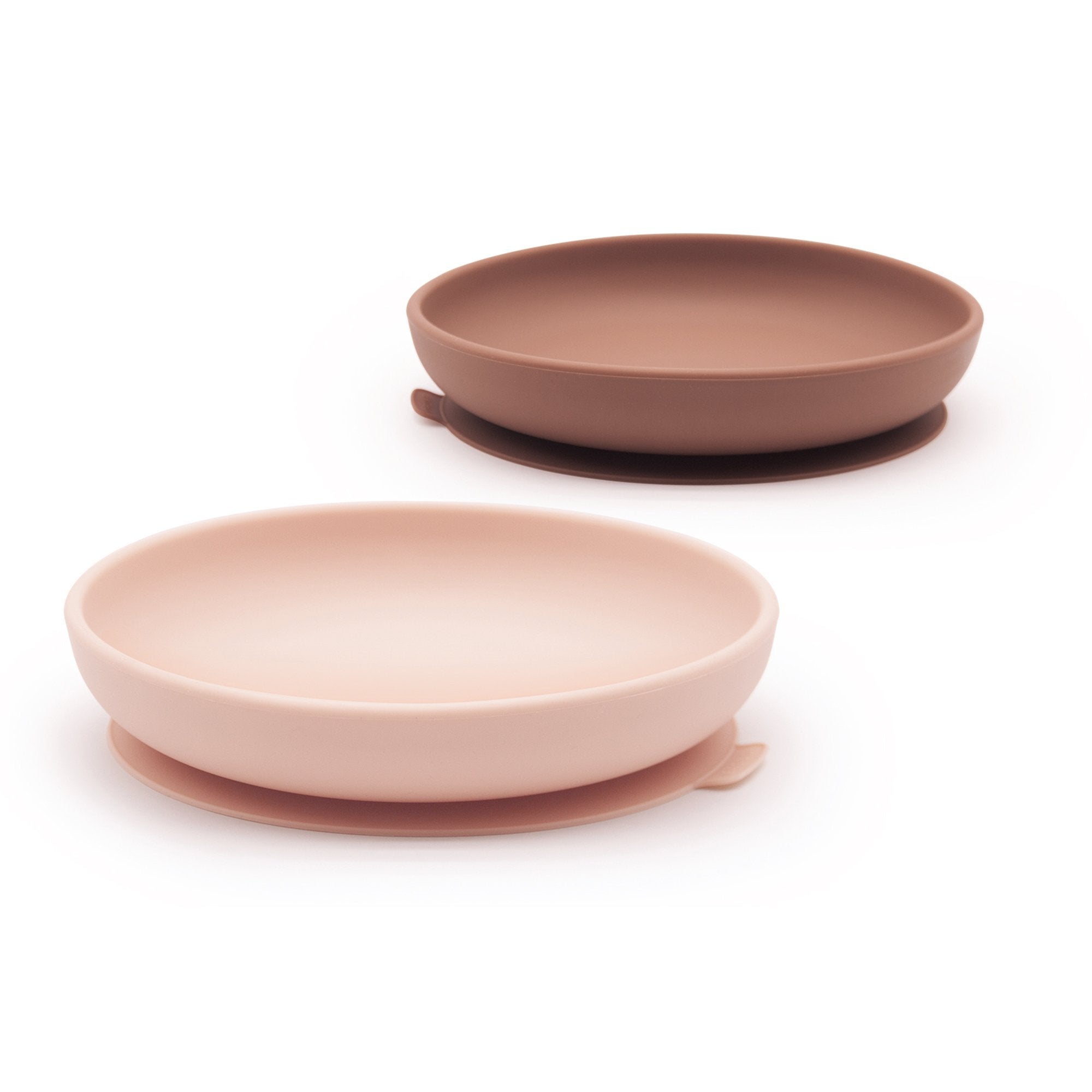 EKOBO Silicone Suction Bowl Set Blush / Terracotta