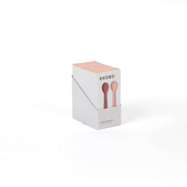 Silicone Spoon Set - Blush / Terracotta EKOBO 