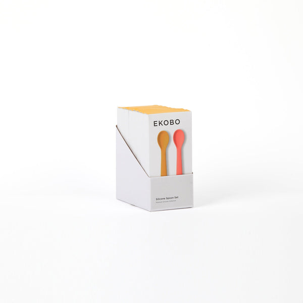 Silicone Spoon Set - Mimosa / Coral EKOBO 