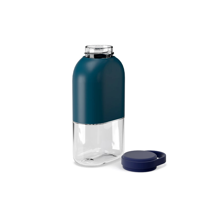 Slim Water Bottle 35 cl Blue Abyss / Midnight Blue EKOBO 