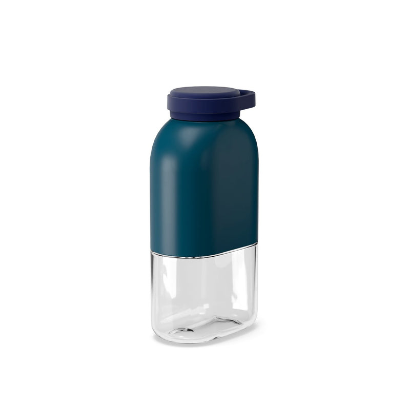 Slim Water Bottle 35 cl Blue Abyss / Midnight Blue EKOBO 