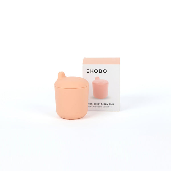 Silicone Baby Sippy Cup - Blush Kids EKOBO 