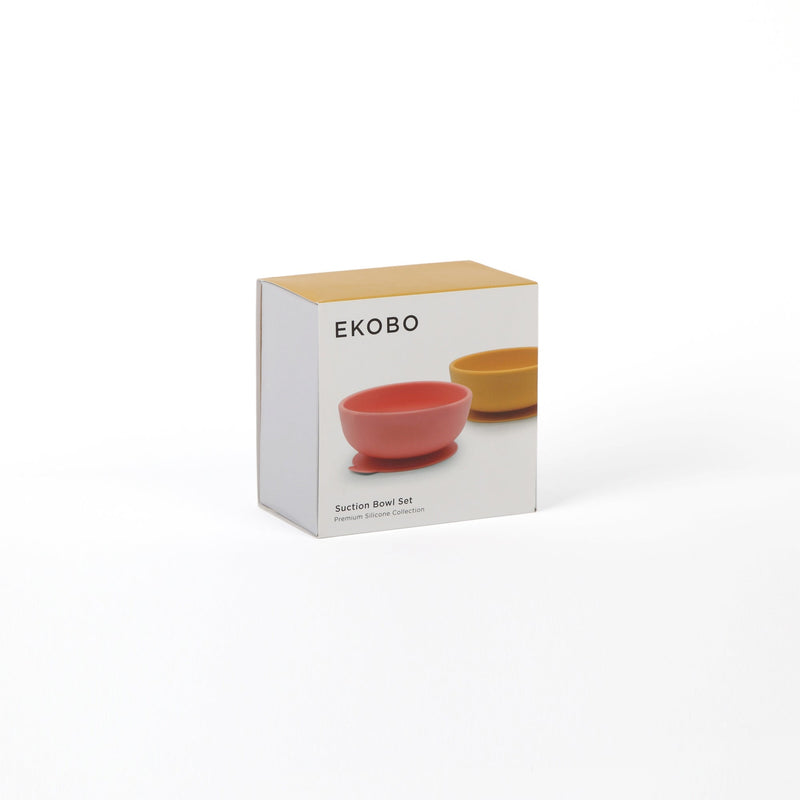 Suction Bowl Set - Coral / Mimosa EKOBO USA 