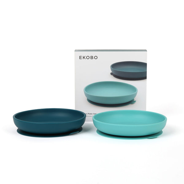 Suction Plate Set - Blue Abyss / Lagoon EKOBO USA 