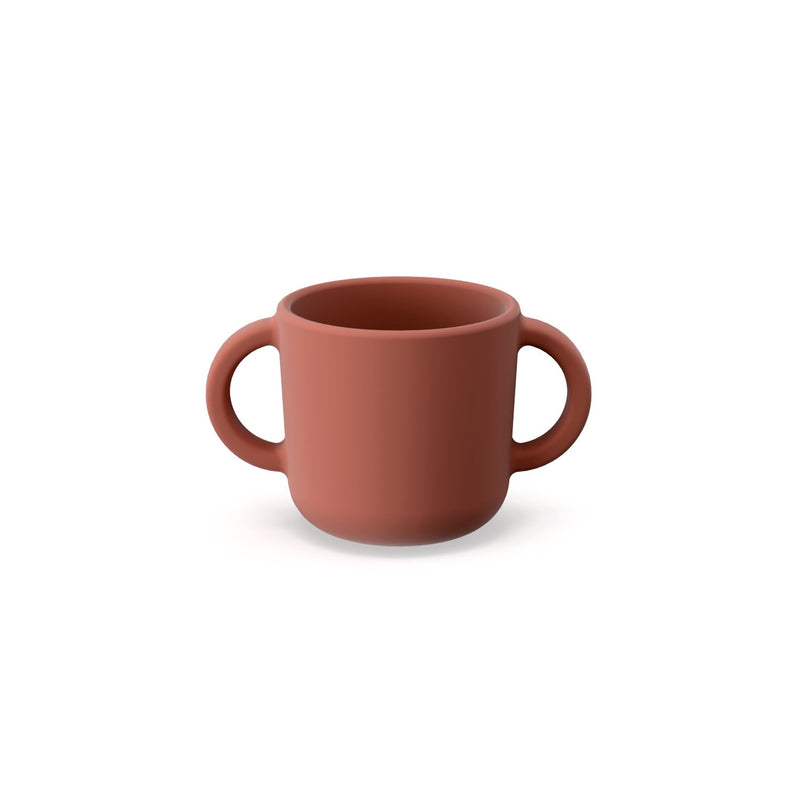 Bambino Silicone Cup with handles - Terracotta kids EKOBO USA 